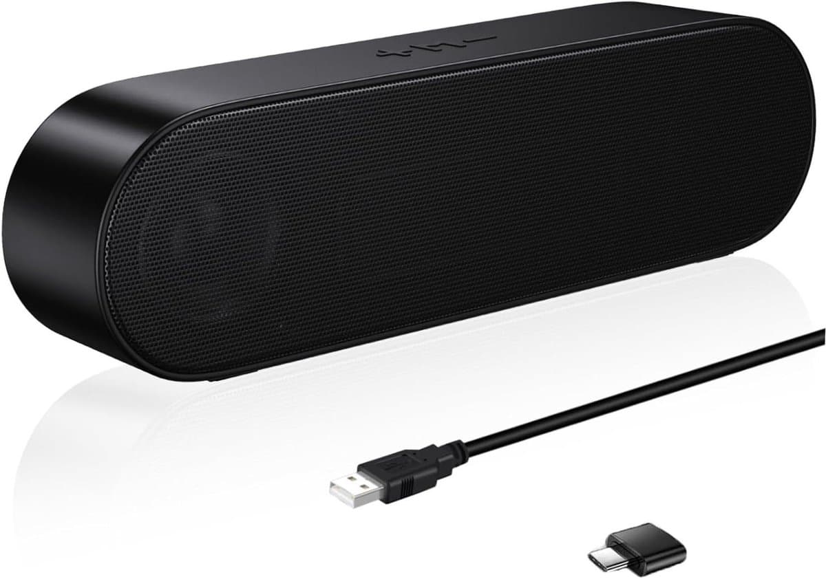 PC Luidspreker - Computer Soundbar - Muziek Luisteren - Geïntegreerd Ontwerp - N.v.t. - Zwart
