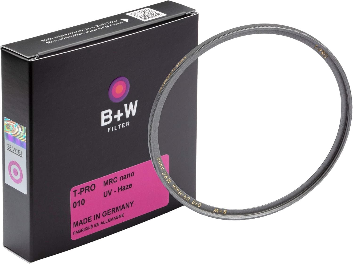 B+W UV-Haze Filter MRC nano 67 mm