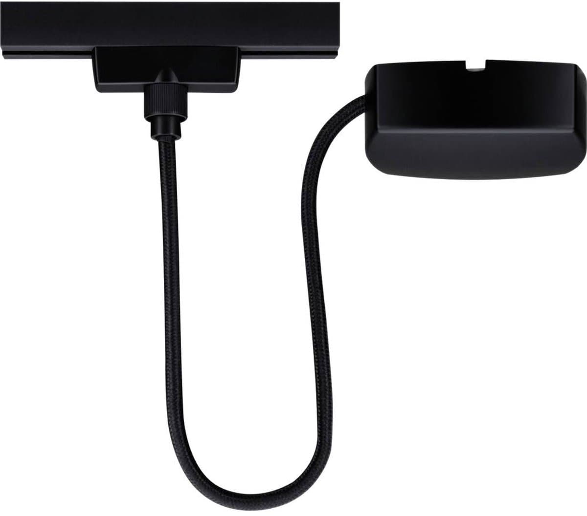 Paulmann 95672 230V-railsysteemcomponenten Voeding Zwart (mat)