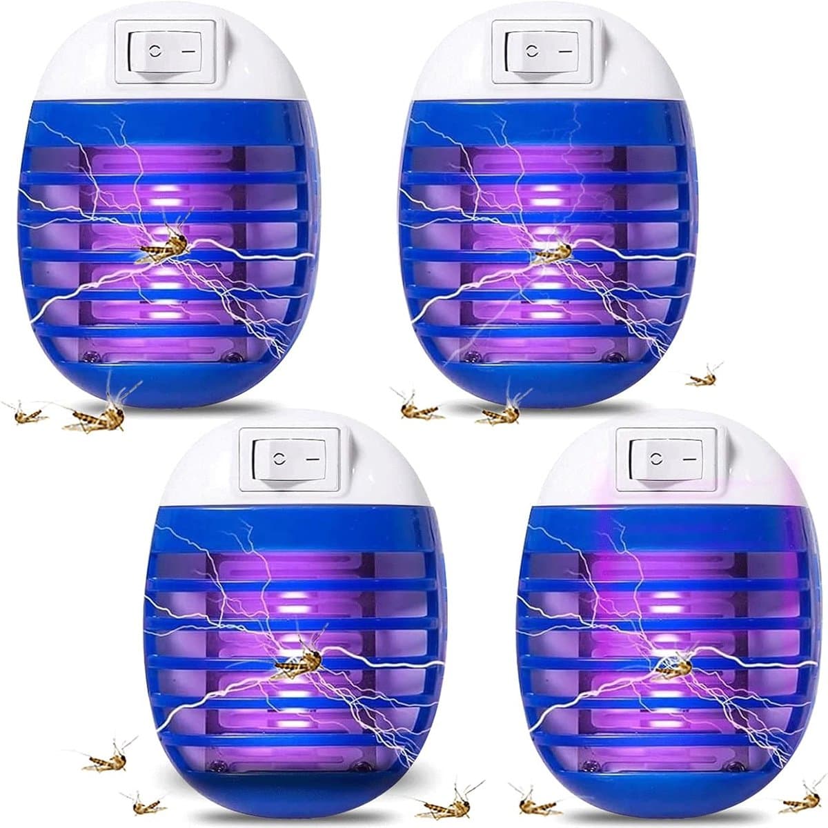 Elektrische Insectenverdelger met UV-Licht – Gifvrij, Stil & Veilig tegen Muggen, Motten en Vliegen voor Binnen & Buiten