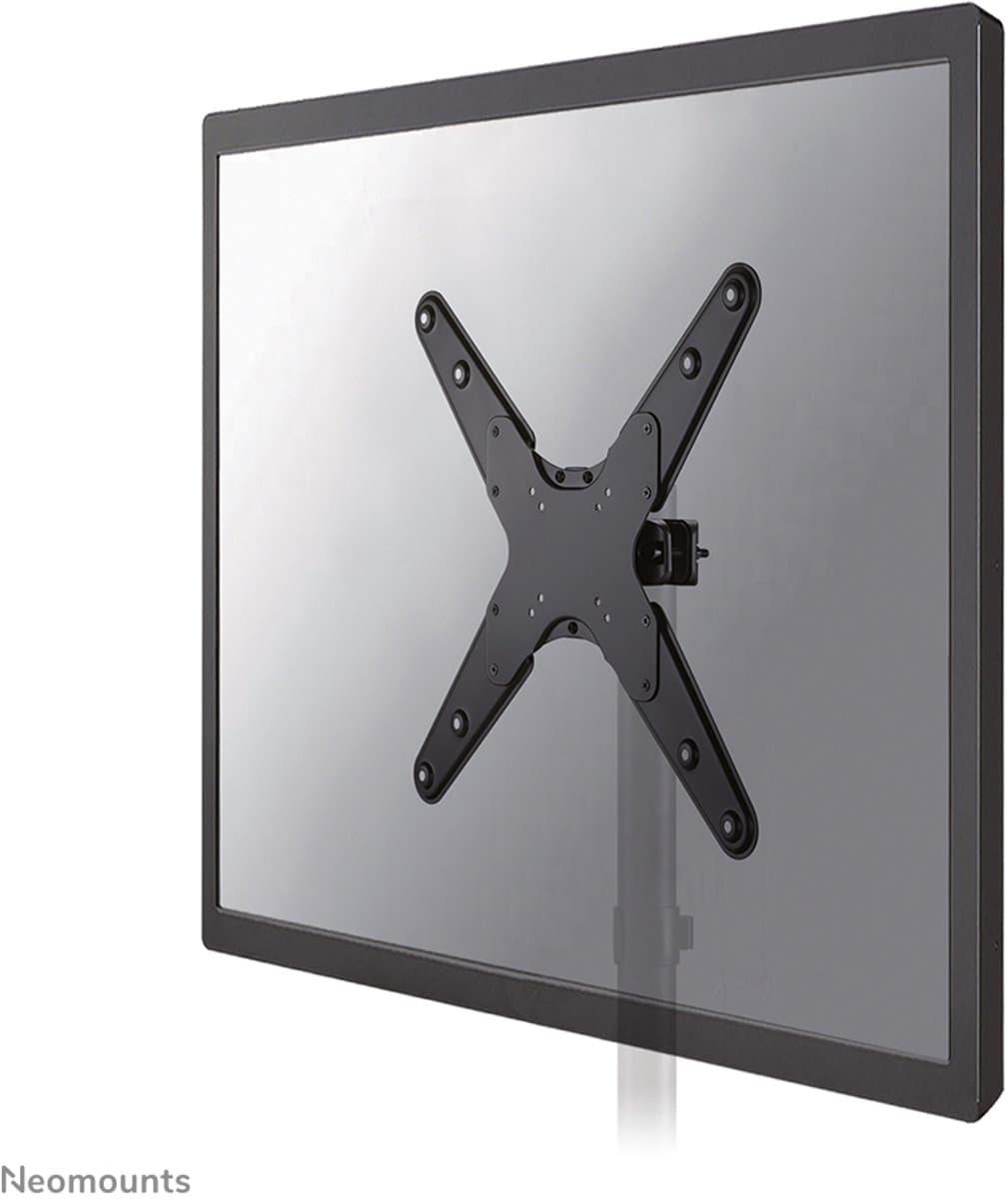 Neomounts FL40-430BL14 TV-paalsteun 32-55" - max 25 kg - VESA 75x75-400x400 - geschikt voor Ø 28-50 mm - niveauverstelling - zwart