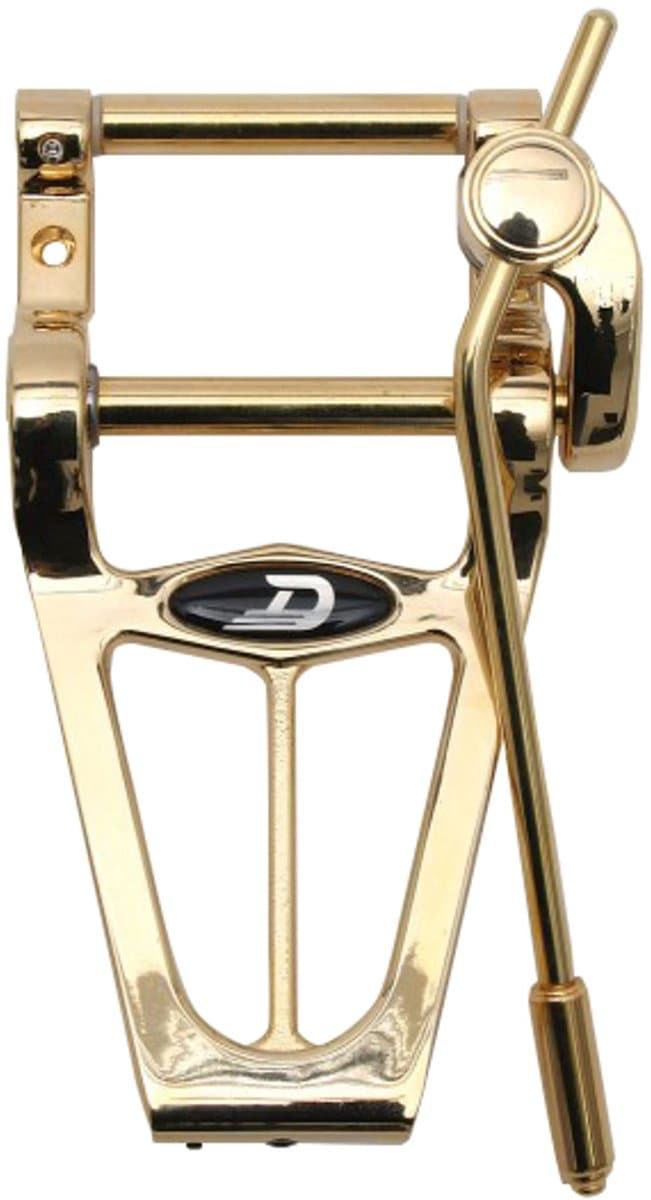 Duesenberg Diamond Deluxe Tremola goud, lang - Gitaaronderdeel