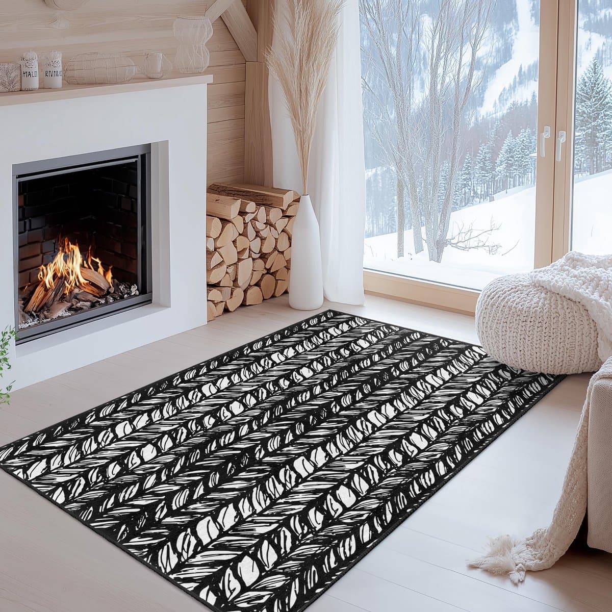 Mila Home - Tapijt Vloerkleed Rechthoek - Wasbaar - Antislip - OEKO-TEX Gecertificeerd - Voor Woonkamer, Slaapkamer, Keuken & Hal -248 2