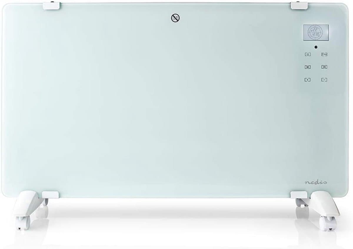 Slimme WiFi Convector Kachel Badkamer 2000W met Thermostaat en Timer - Wandmontage of Vrijstaand