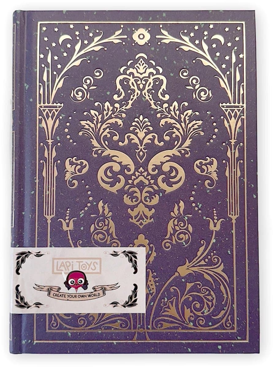 Lapi Toys - Notitieboek - Dnd notebook - Dnd journal - A5 - Imitatieleer - Paars