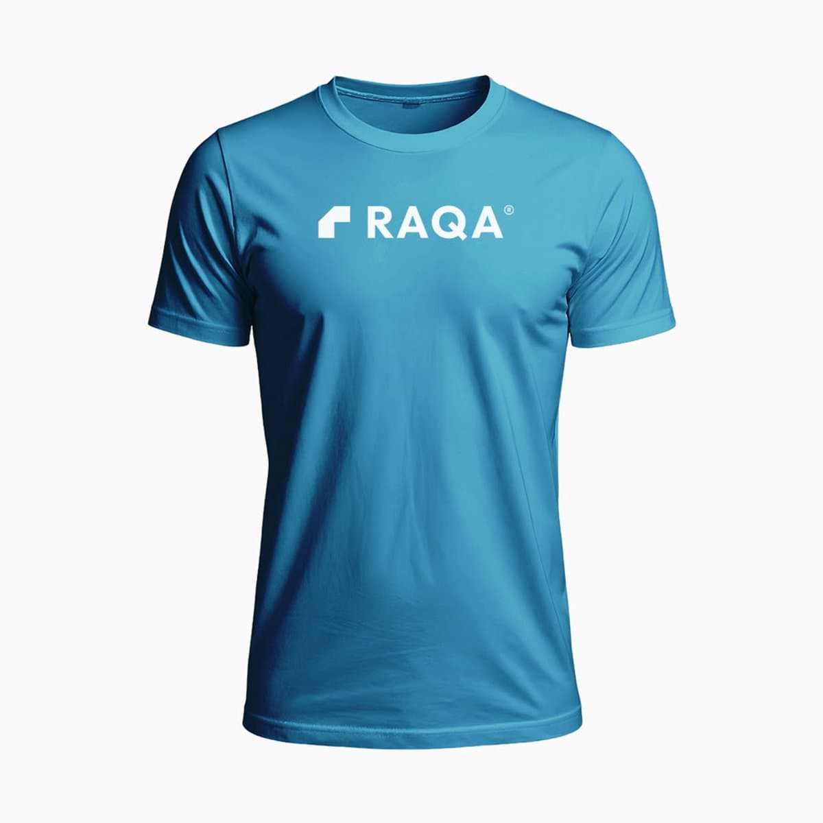 Raqa ® Padel Shirt - Veloz - Sportshirt - Tennis shirt - Fitness shirt - Heren - Sneldrogend Sportshirt - Ademend - Lichtgewicht - M - Licht Blauw