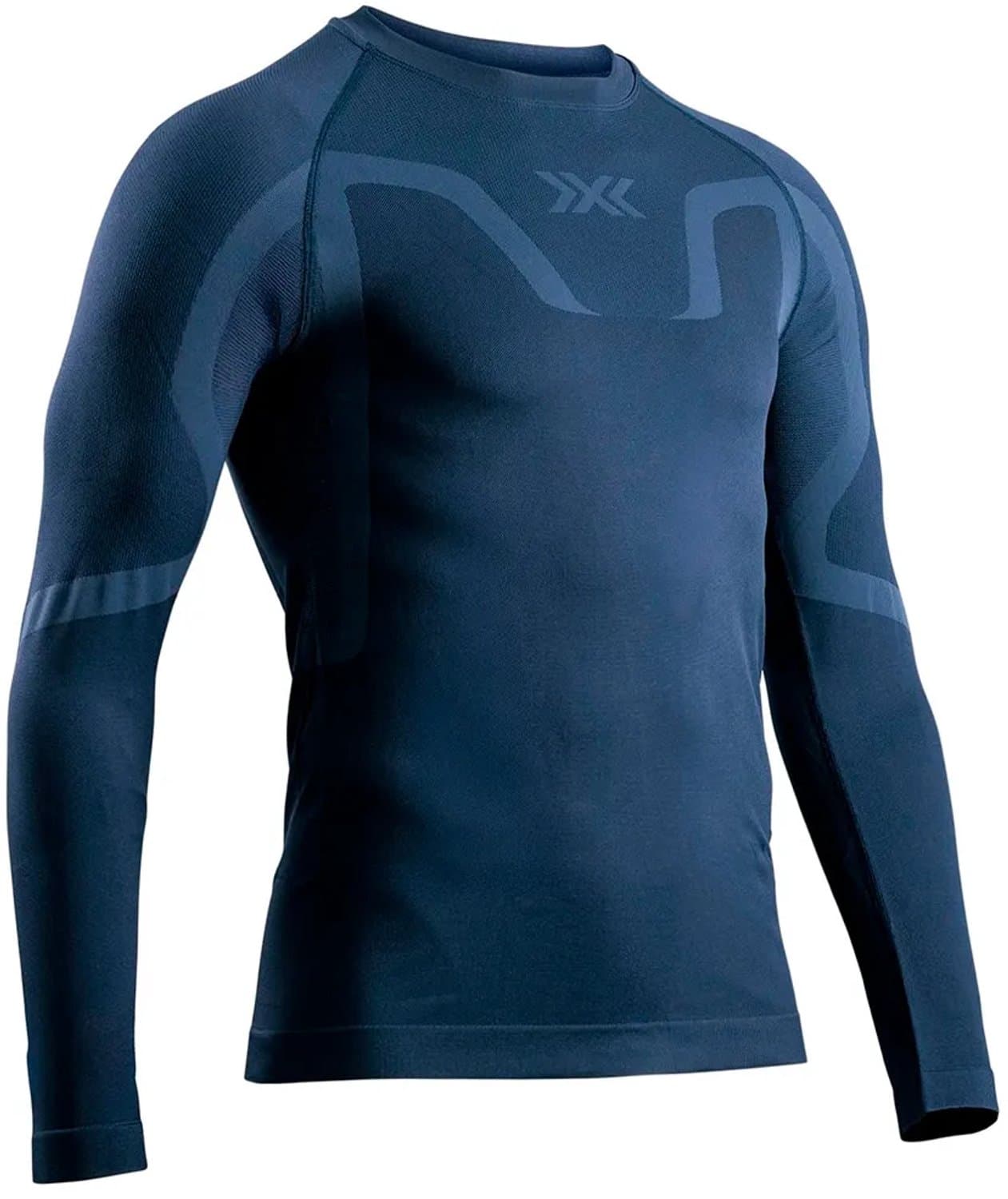 X-bionic X-ential Lange Mouwen Basislaag Blauw L Man