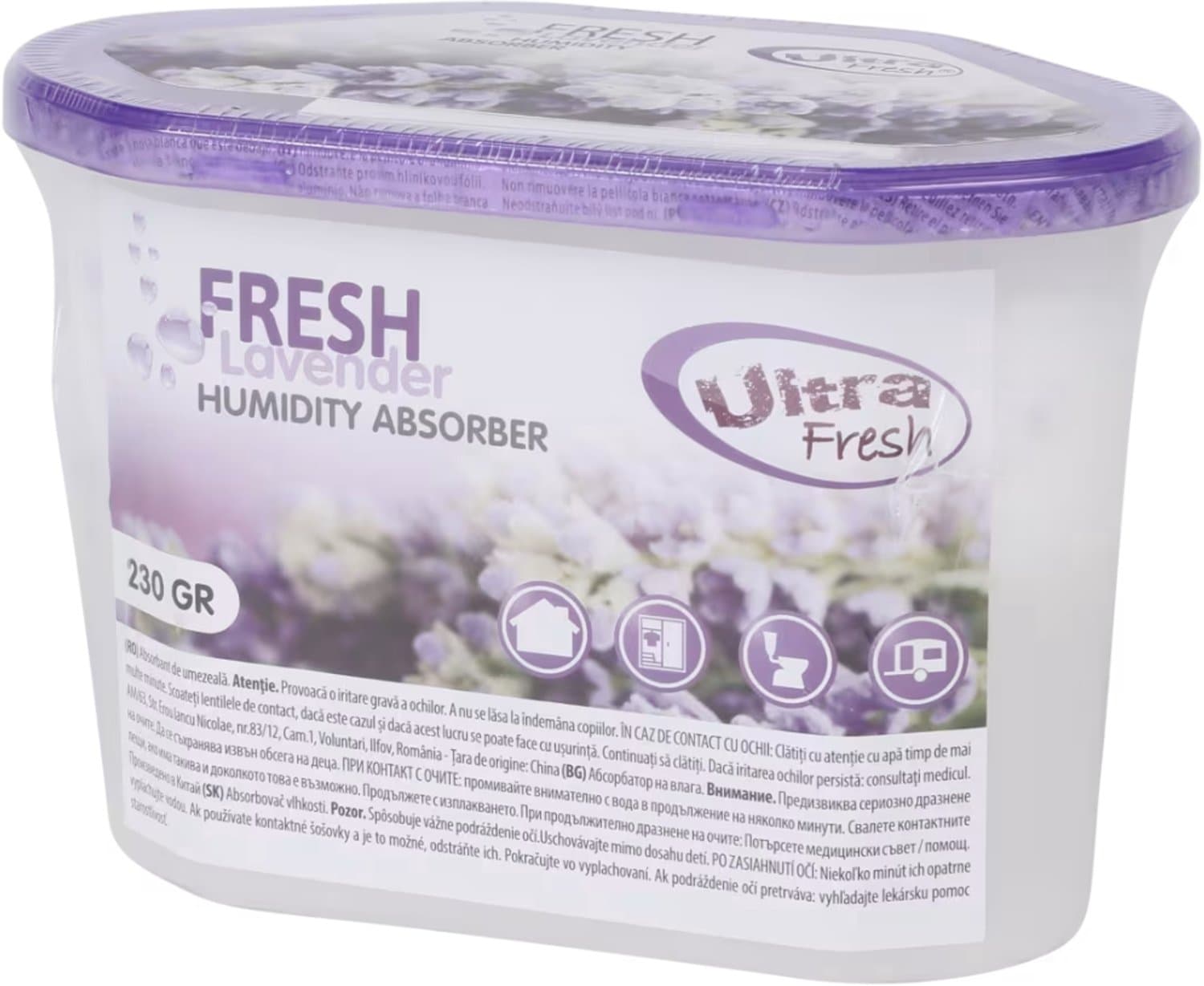 Ultra Fresh vochtvanger 230 gram - Lavendel – paars