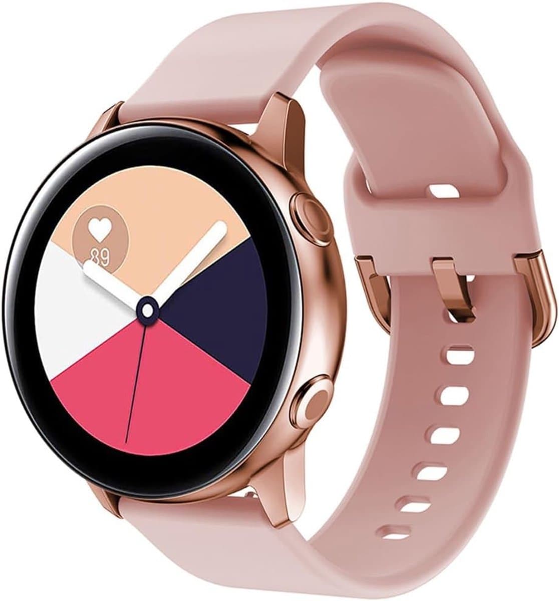Sportieve Silicone Horlogeband 20mm voor Garmin S42/S40/S12 - Vervangband voor D2 Air, Vivomove en Forerunner 55/165 met Comfortabele Pasvorm en Duurzaam Ontwerp