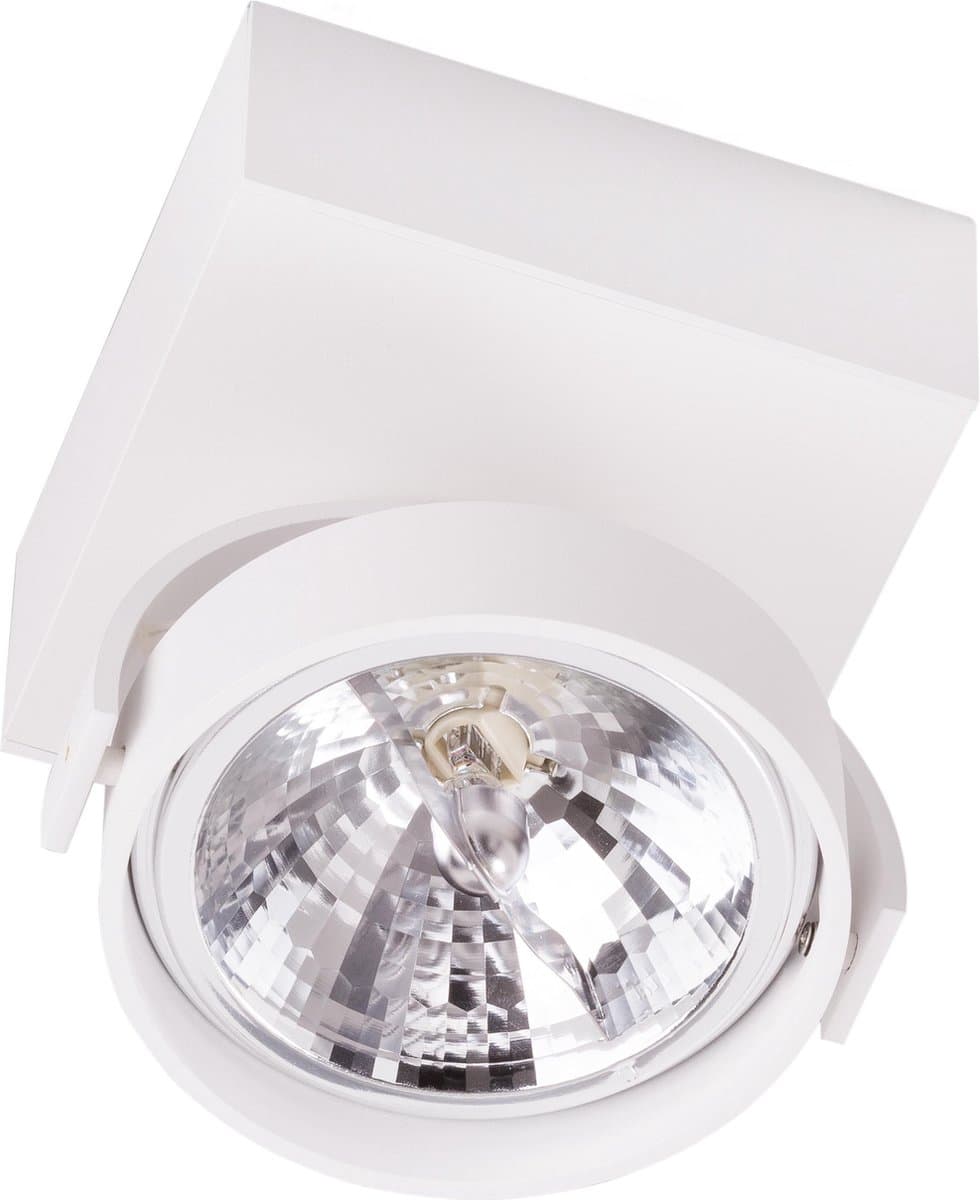 Modern Opbouwarmatuur Wit - 1x G53 Max. 50W - Incl. Osram Trafo en afdekplaat; excl lichtbronnen