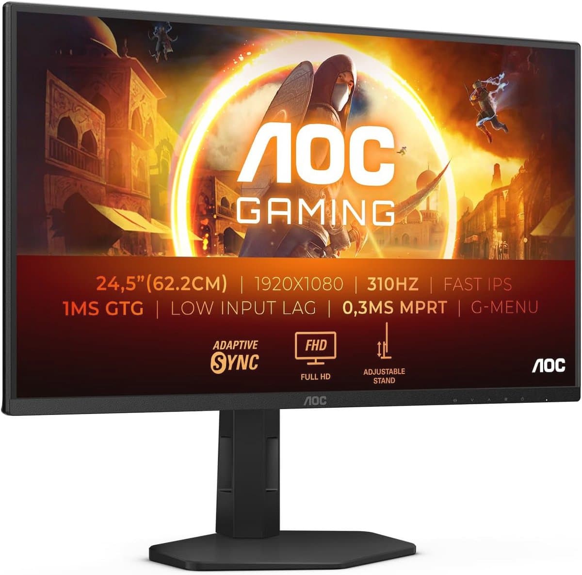25 inch Full HD gaming monitor met 310 Hz en 1 ms reactietijd