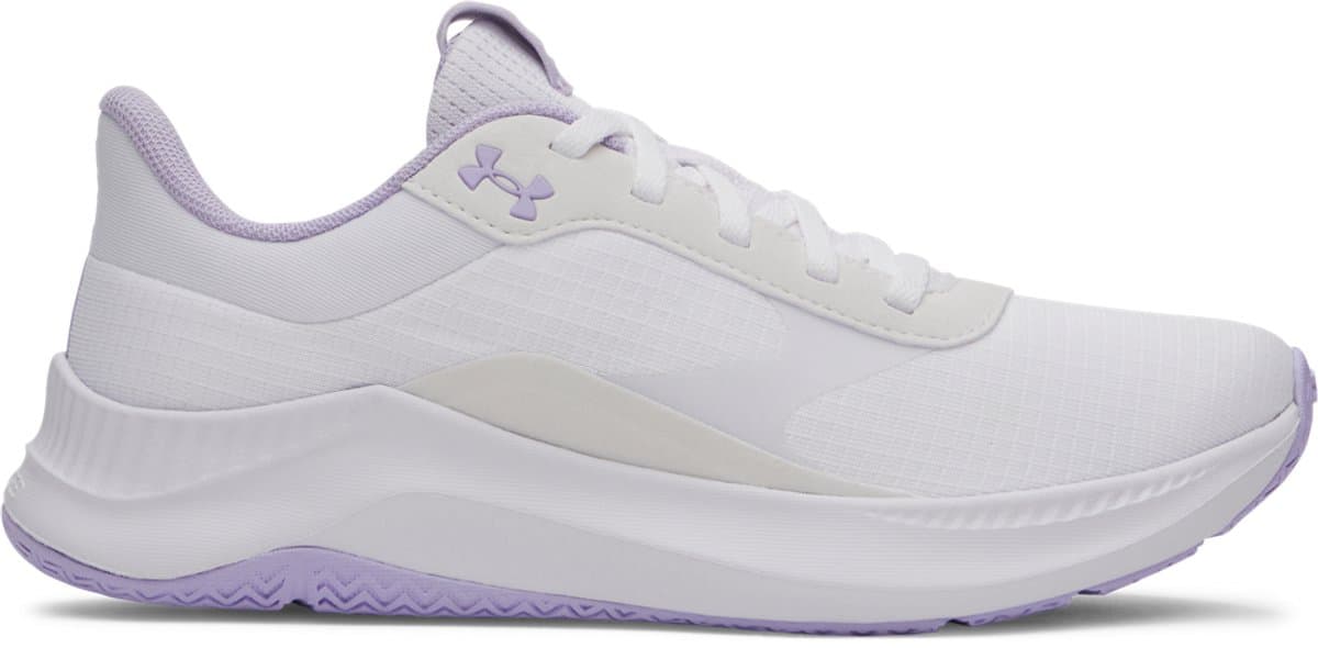 Under Armour UA W Aurora 3-WHT Dames Sportschoenen - Wit - Paars Crest