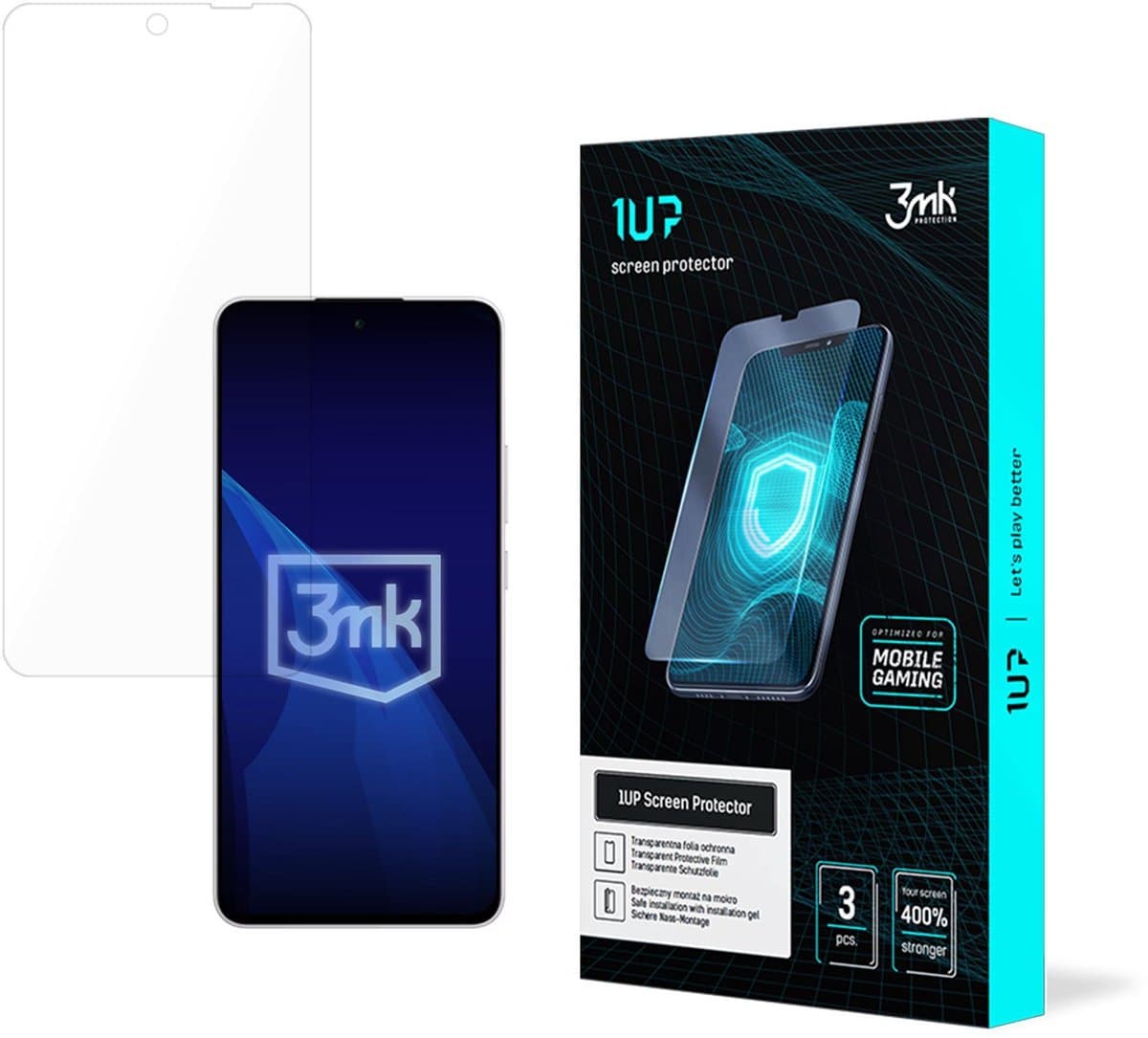 3Mk Beschermende Folie Voor Oppo Reno 13F 4G 5G 1Up Met Eenvoudige Montageband