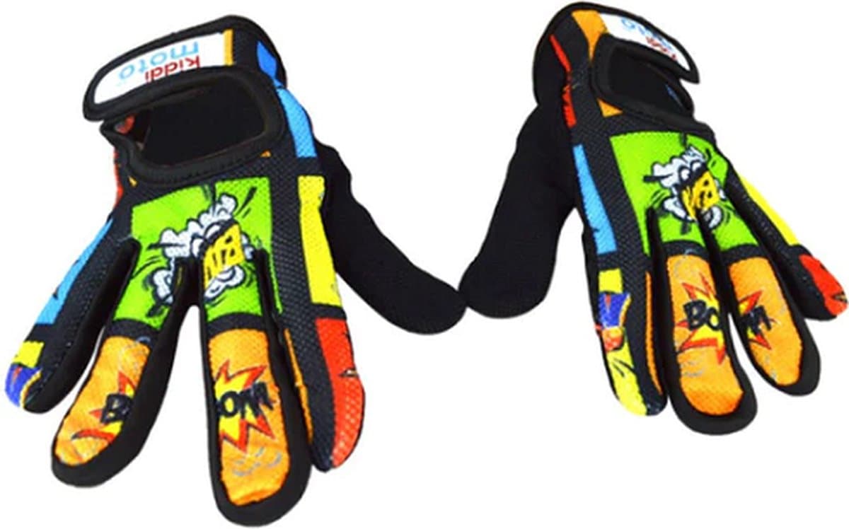 KIDDIMOTO handschoenen Comic, Large (full fingered)