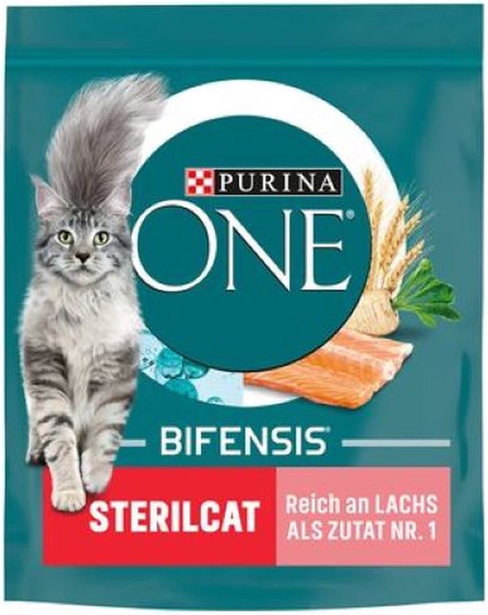 4x PURINA ONE Sterilcat zalm 800g