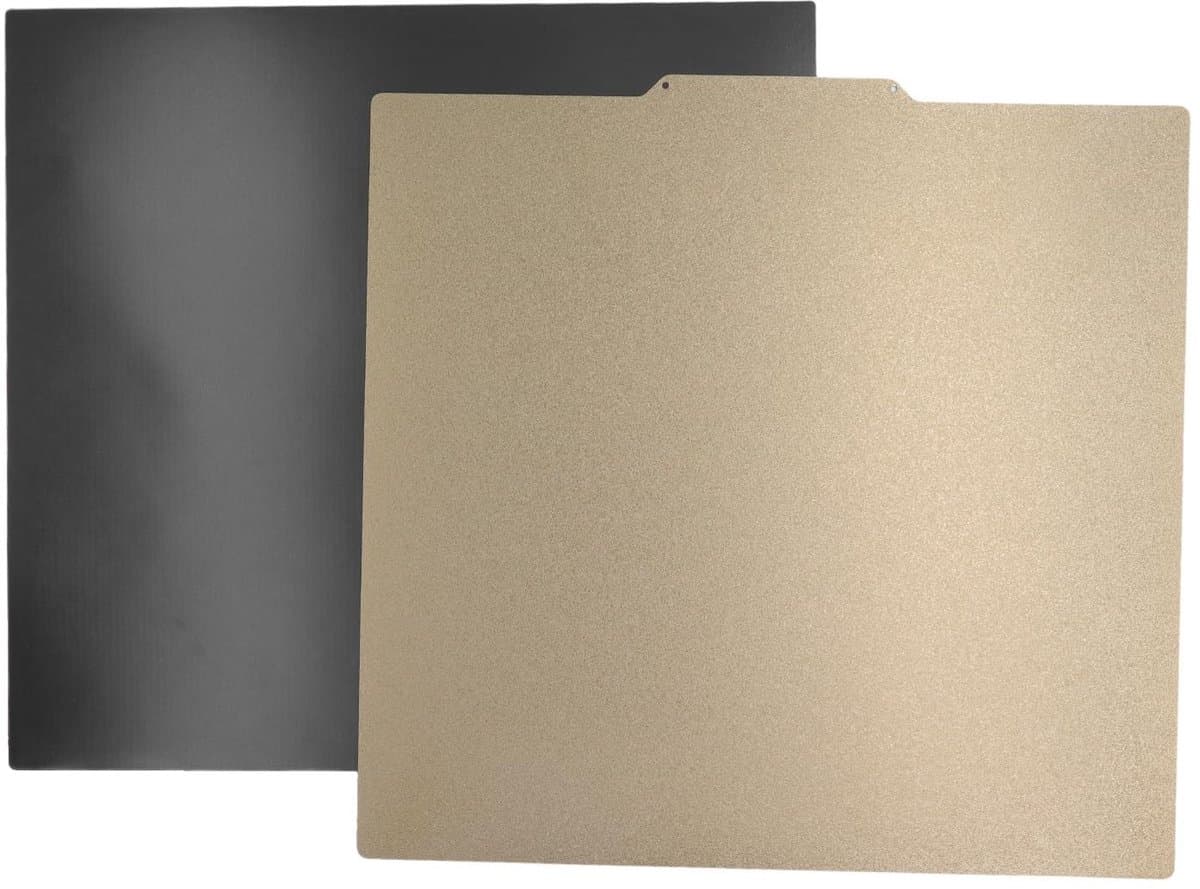 Dailygoods- Verwarmingsbed flexibel - Bouwplaat 3D-printer - PEI/veerstaal - Afmetingen 340 x 360 mm - Magnetische basis - Robuust en duurzaam
