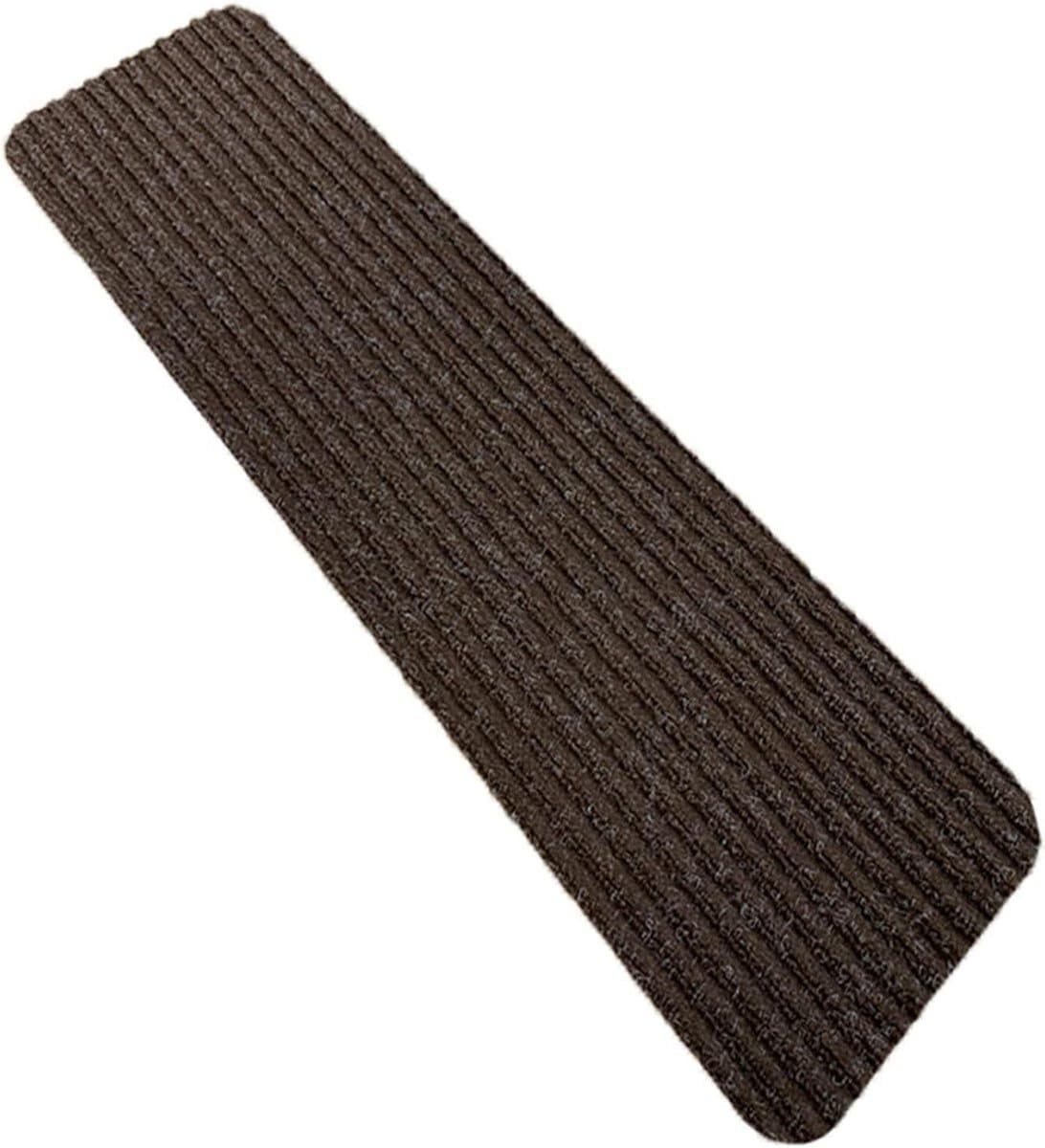 Trapmatten Set - Antislip Treden - Veilig Traplopen - Zelfklevend Herbruikbaar - 15 Stuks - Grijs