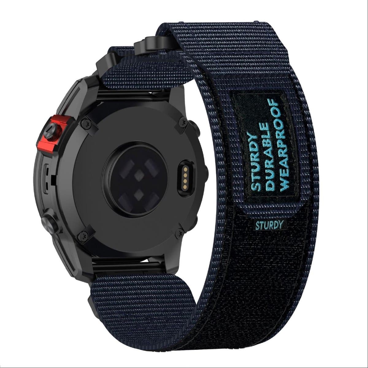Cosensi - Ademend Gevlochten Nylon Armband voor Garmin Instinct 3 45 mm/E 45 mm