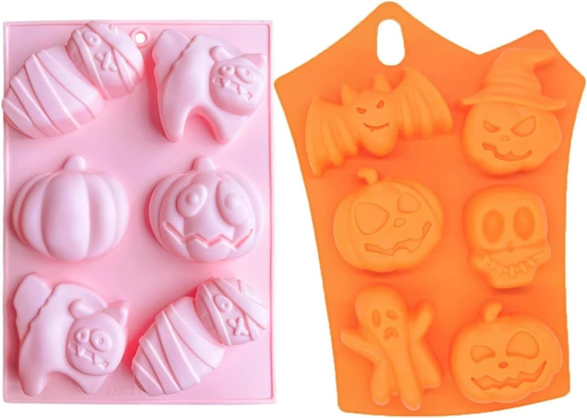Siliconen Bakvorm voor Halloween Pompoen, Niet-Plakkerig 3D Mould voor Chocolade, Snoep en Mousse Decoratie, Perfect voor Taart en Zeep Maken