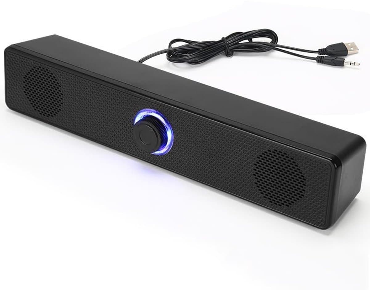 Allecto - USB-computerluidsprekers - Modern design - Geluidskwaliteit - Perfect voor laptop - Eenvoudige installatie
