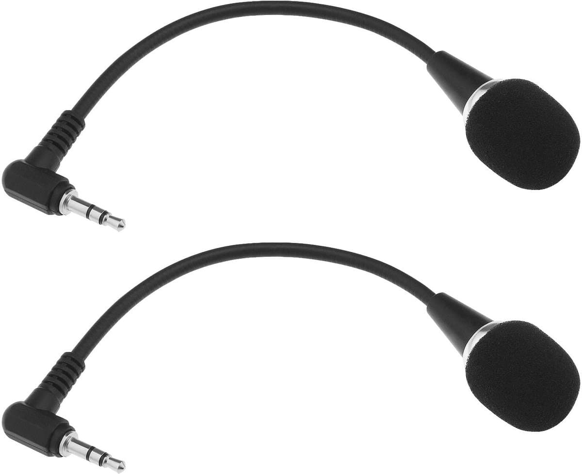 Allecto - Mini Microfoon - Ruisonderdrukkend - Flexibel - Zwart - Geschikt voor PC en Laptop - 2 - Ideaal voor Voice Chat