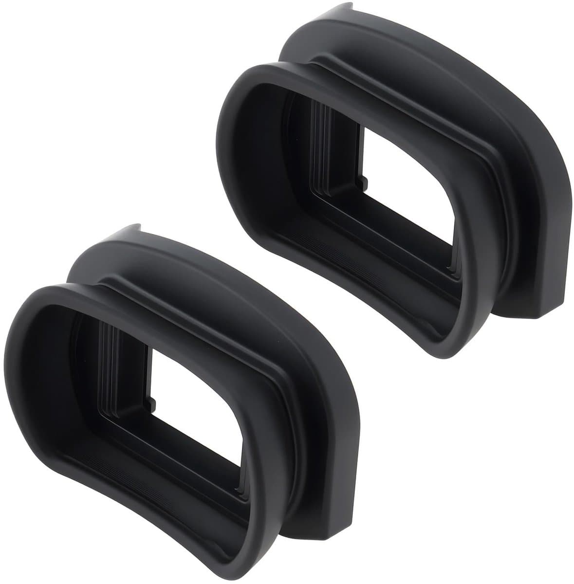 Dailygoody - Camera Eye Cup - 2x Soft Long Eye Cup - Comfortabel en Lichtafschermend - Geschikt voor Canon EOS 5D Mark III, 5DS R, 7D Mark II - Verbet...