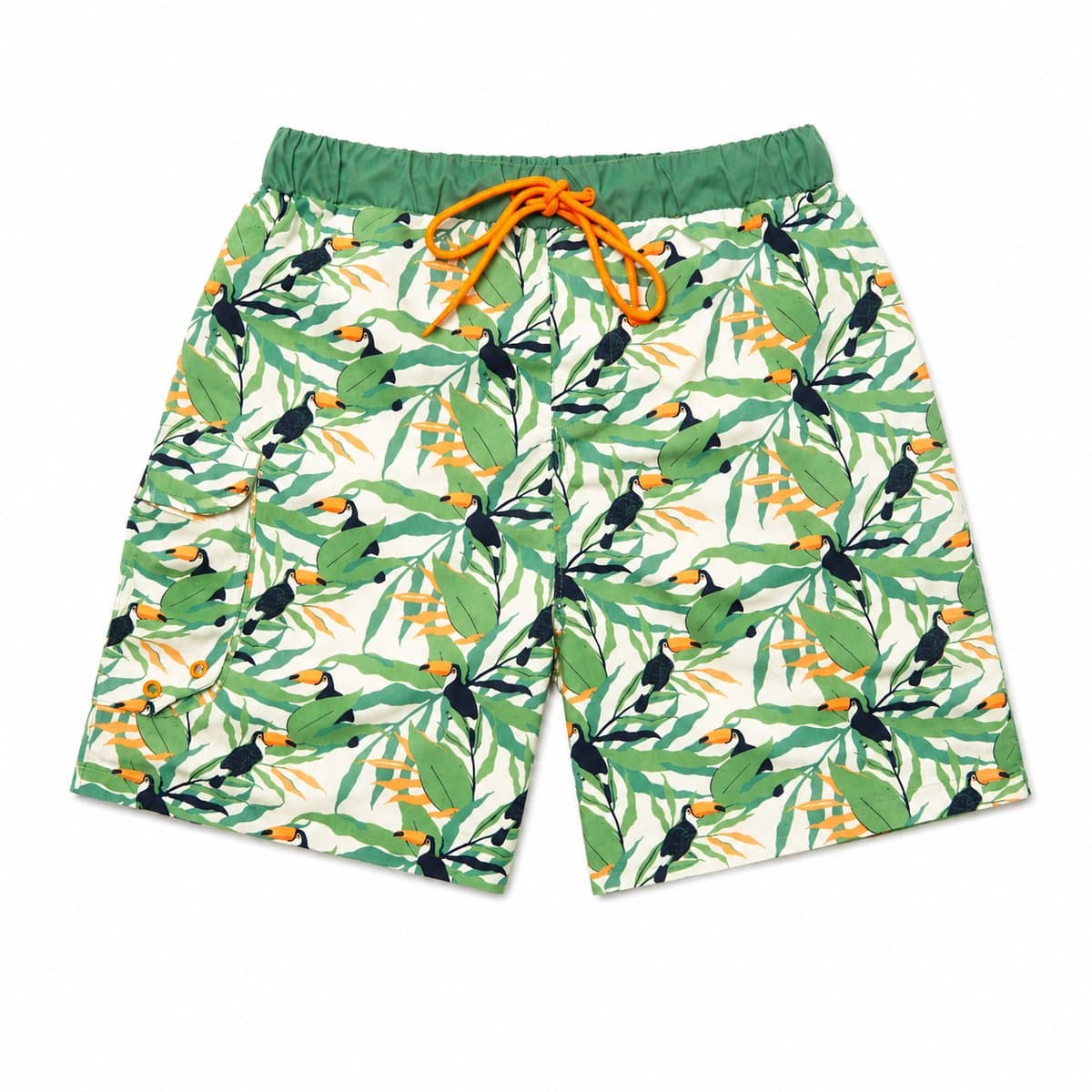 Ducksday - Zwemshort voor jongen - boardshort - UV-werend - UPF50+ - Surf - Toucan - maat 6 jaar