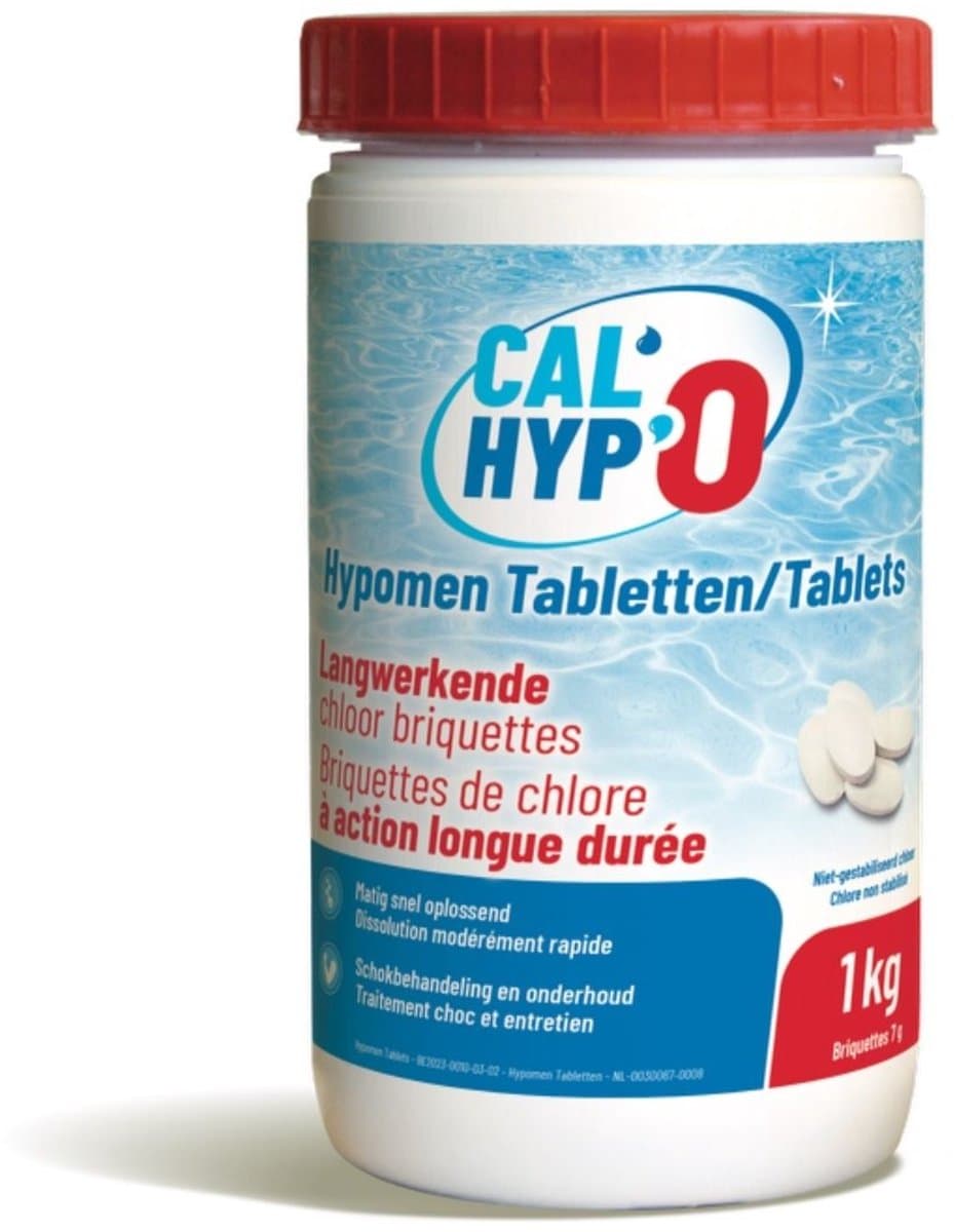 BSI - CalHyp-O - Hypomen Tablets - Langwerkende Chloorbriquettes 7 g - 1 kg