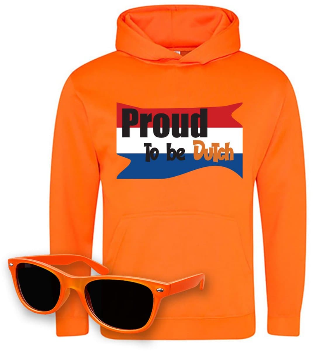 Oranje Hoodie Nederlands Elftal - WK 2026 Trui + Zonnebril