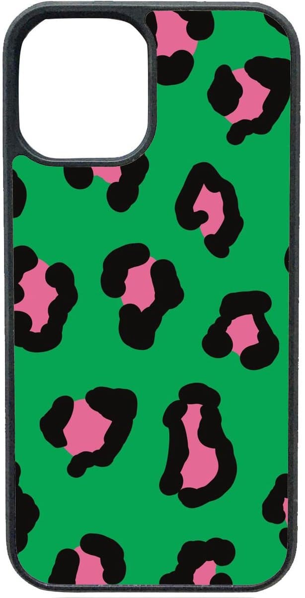 Telefoonhoesje - GROEN ROZE PANTERPRINT - Iphone 17 Air