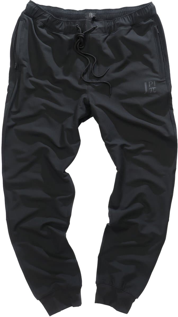 JAY-PI - Heren - Functionele broek FLEXNAMIC® outdoor elastische tailleband - Zwart - Maat 7XL