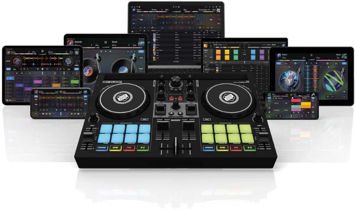 Aura® DJ Controller - DJ - Controller - Zwart - 22cm x 33cm x 5cm