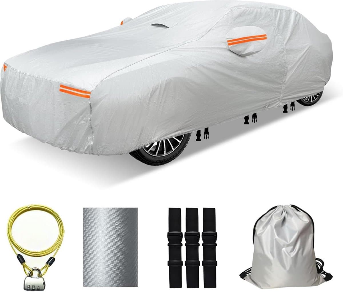 Verdikte Universele Autohoes Waterdicht All-Weather Bescherming voor Sedan