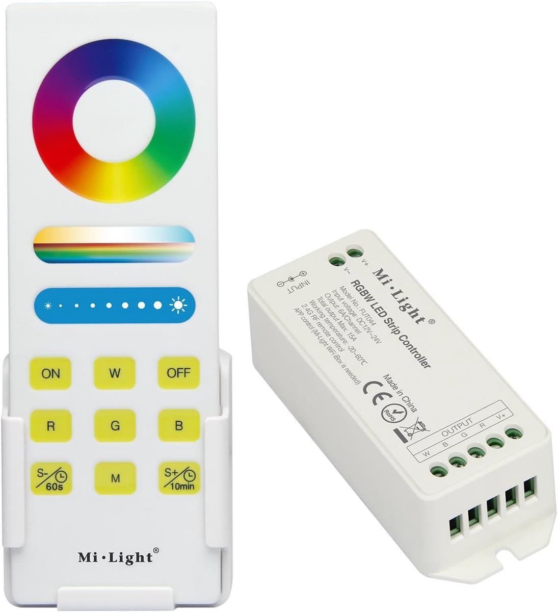 RGBW Smart LED Strip Controller - Dimbaar & Kleur Instelbaar met 2.4G Afstandsbediening