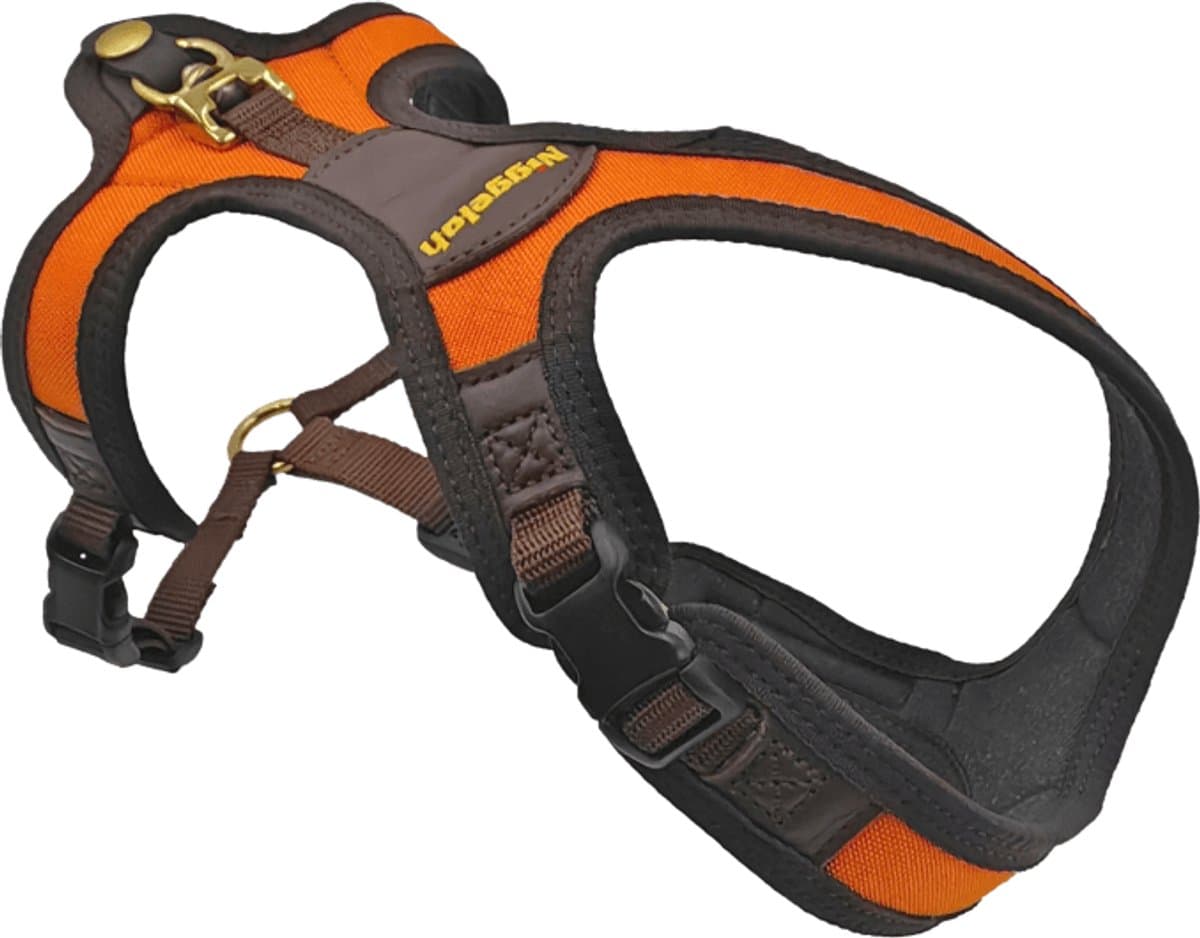 Niggeloh Follow LIGHT – Lichtgewicht Hondentuig / Hondenharnas Oranje S