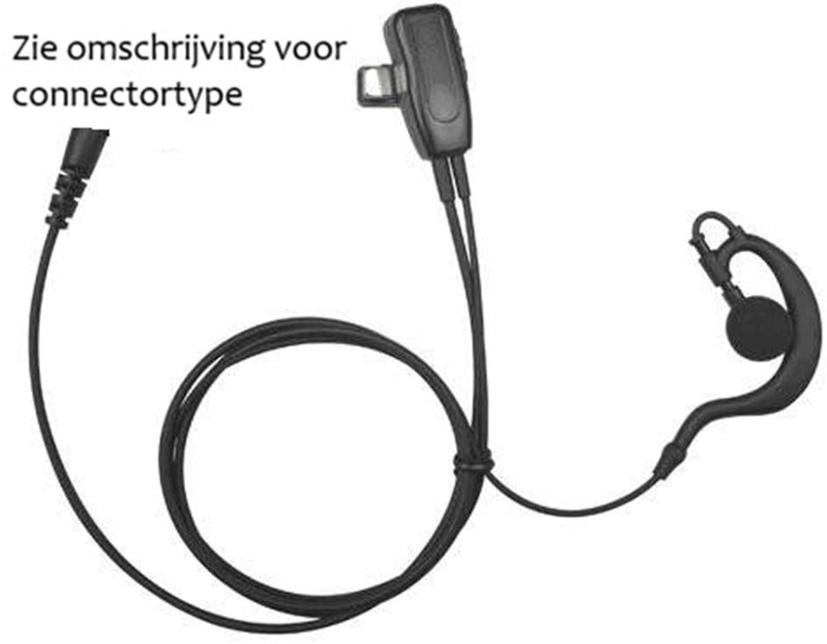 Incotech ECH1040-M12 G-Shape oortje 1-Wire M12 Multi-pin aansluiting