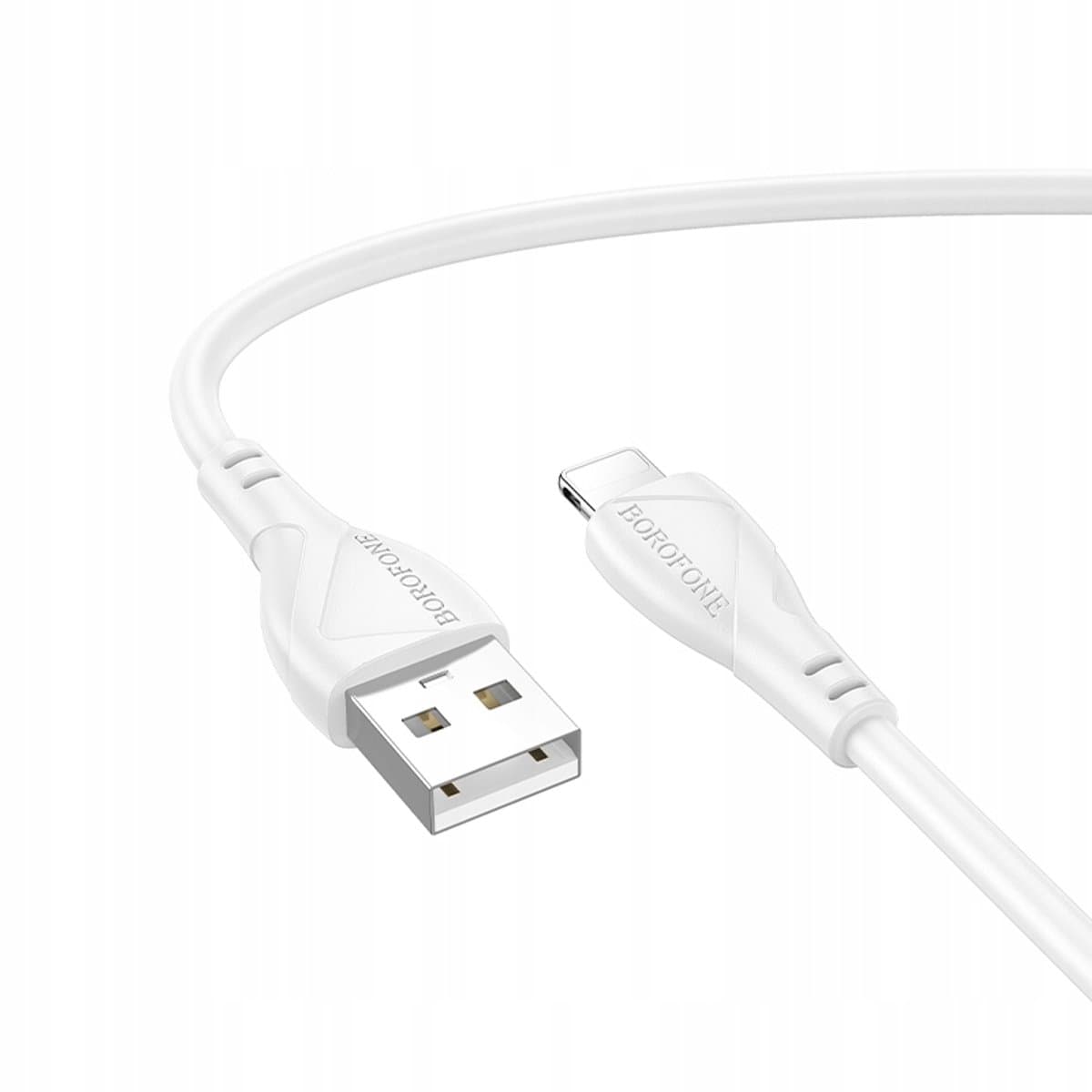 Borofone BX121 USB-Lightning Kabel 2.1A 1M Wit