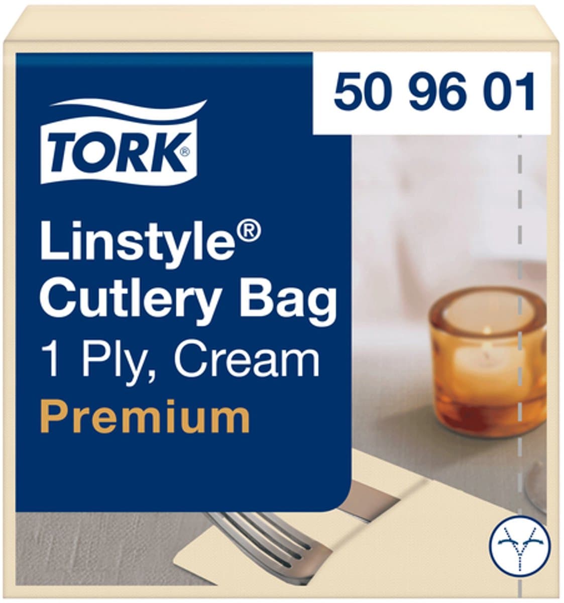 Pochette tork linstyle premium 1laags crème