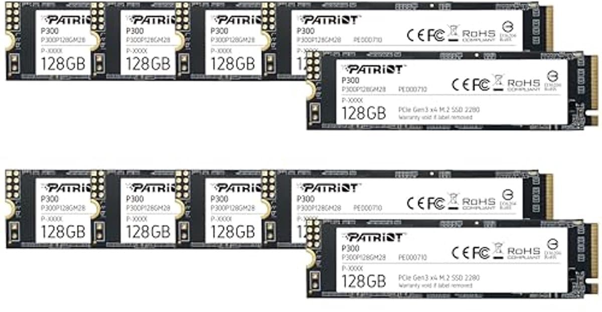 128GB NVMe SSD M.2 2280 - Gen 3x4 Solid State Drive