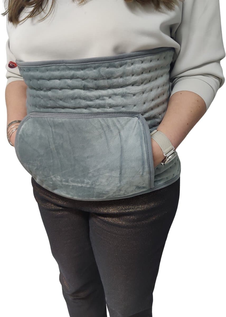 Elektrische buikverwarmer "Kangoeroe" - Warmtegordel - Size: Medium - Warmte kussen - Kruik met handverwarmer - Met stekker