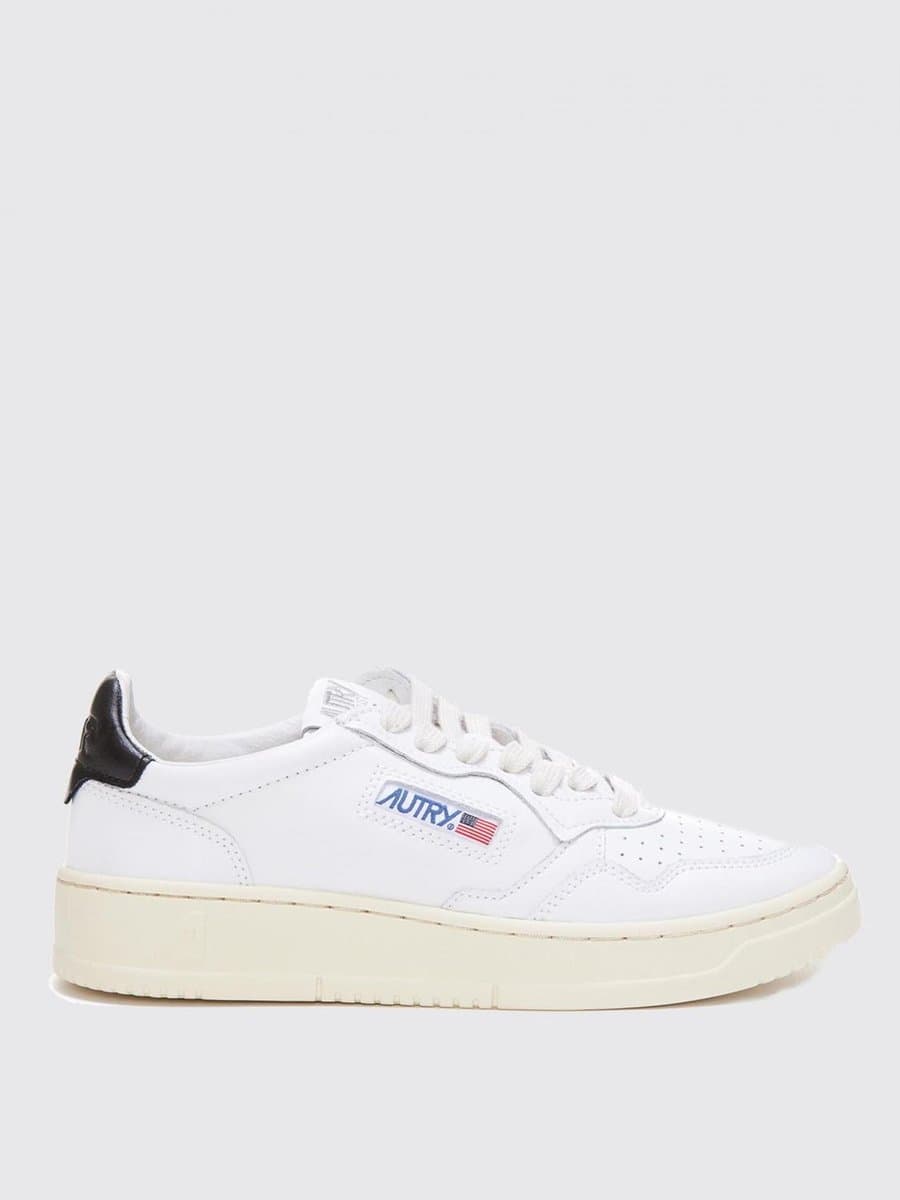 Leather Low Sneakers Wo - White