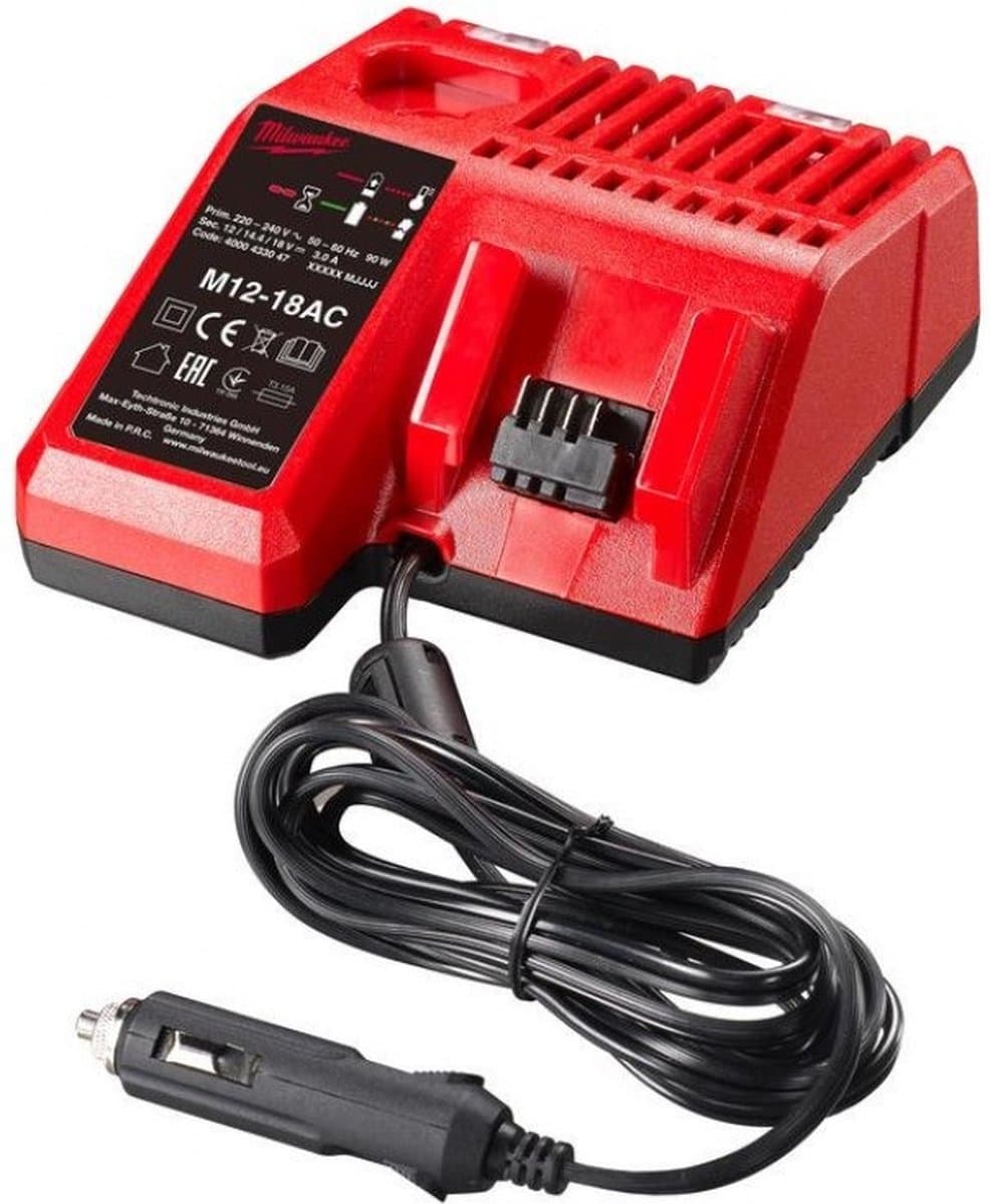 Milwaukee M12-18 AC Autolader 12V, 14.4V & 18V M12™-M18™ - 4932459205