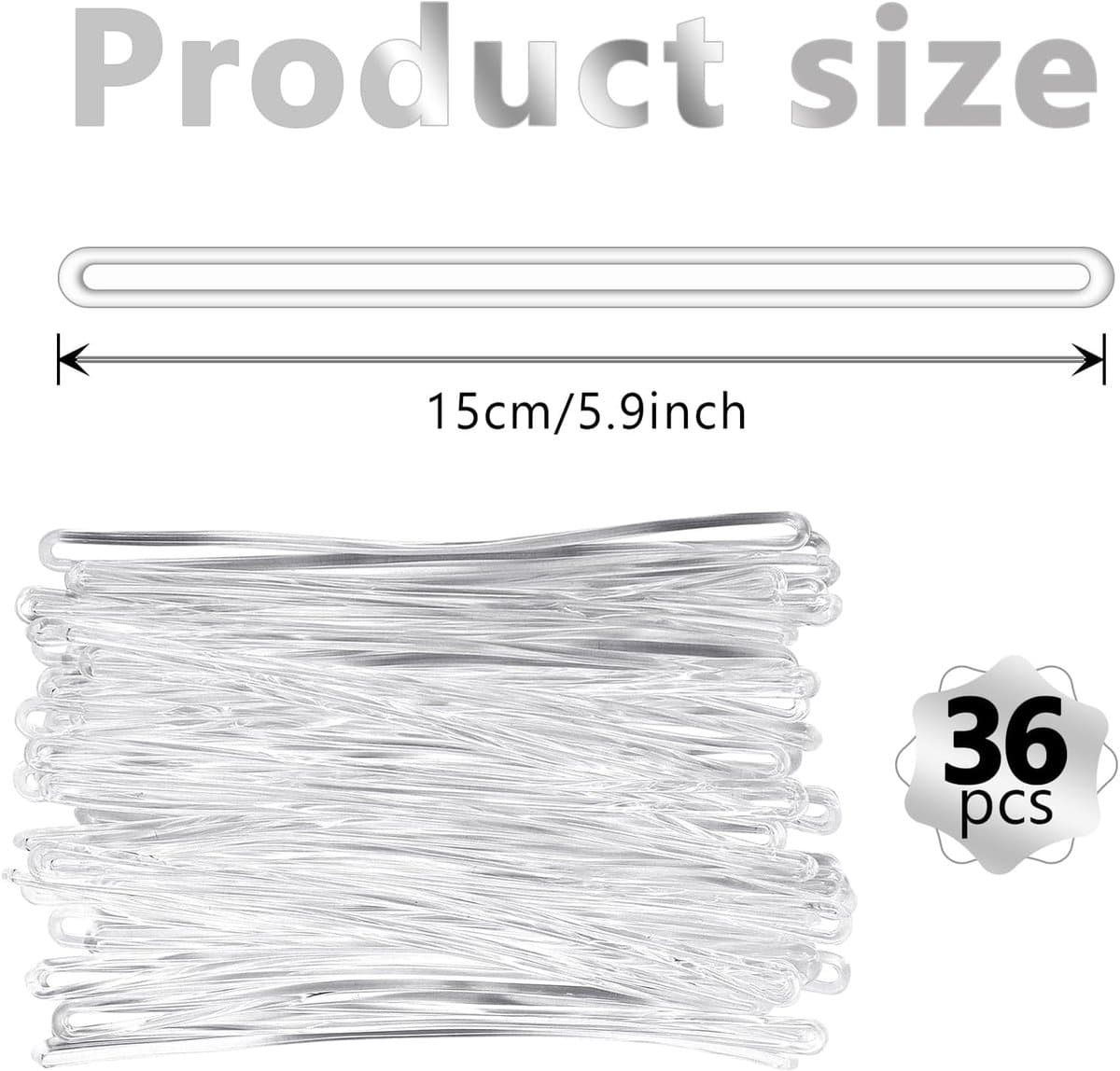 36 stuks doorzichtige bagagelabels, bagagelabelringen, 6 inch bagagelabelriemen voor bagagelabels en ID-kaarten