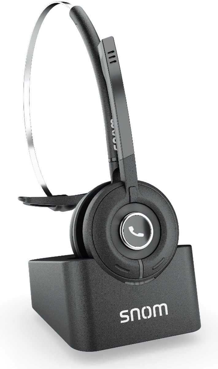 Snom A190 Headset Draadloos Hoofdband Kantoor/callcenter Zwart