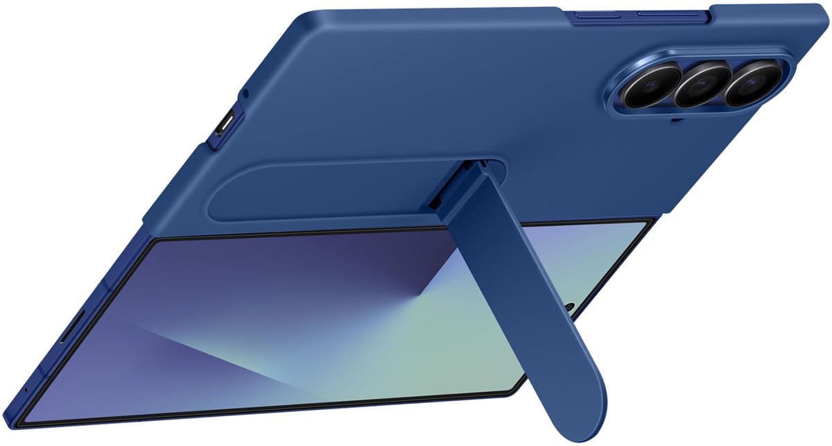 Samsung Galaxy Z Fold 7 Siliconen Back Cover Blauw