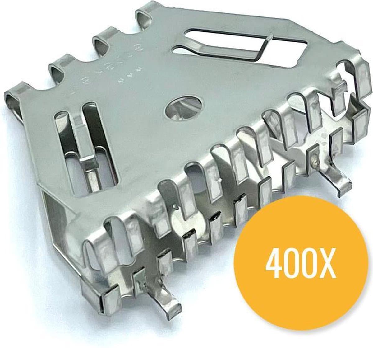 Bijenbekje 50mm - RVS (Doos van 400 stuks) - Stootvoegrooster