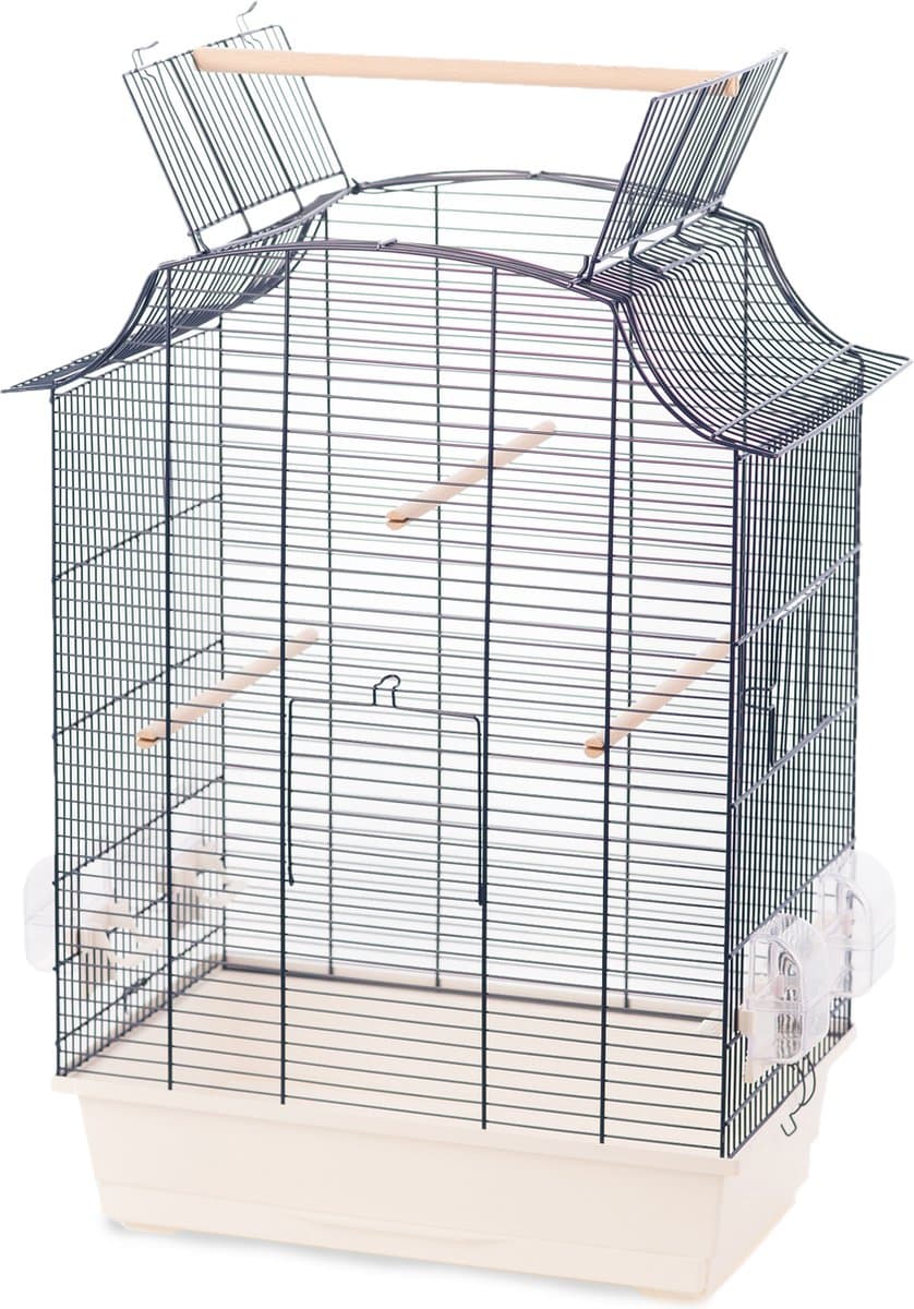 Flamingo - Vogelkooi Solor Sky - Wit - 52x31x65cm