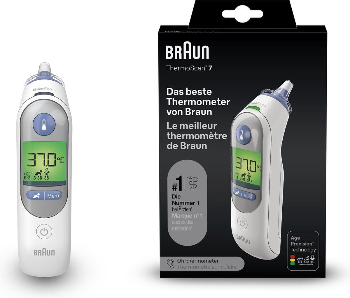 Braun ThermoScan 7 IRT6520WE oorthermometer