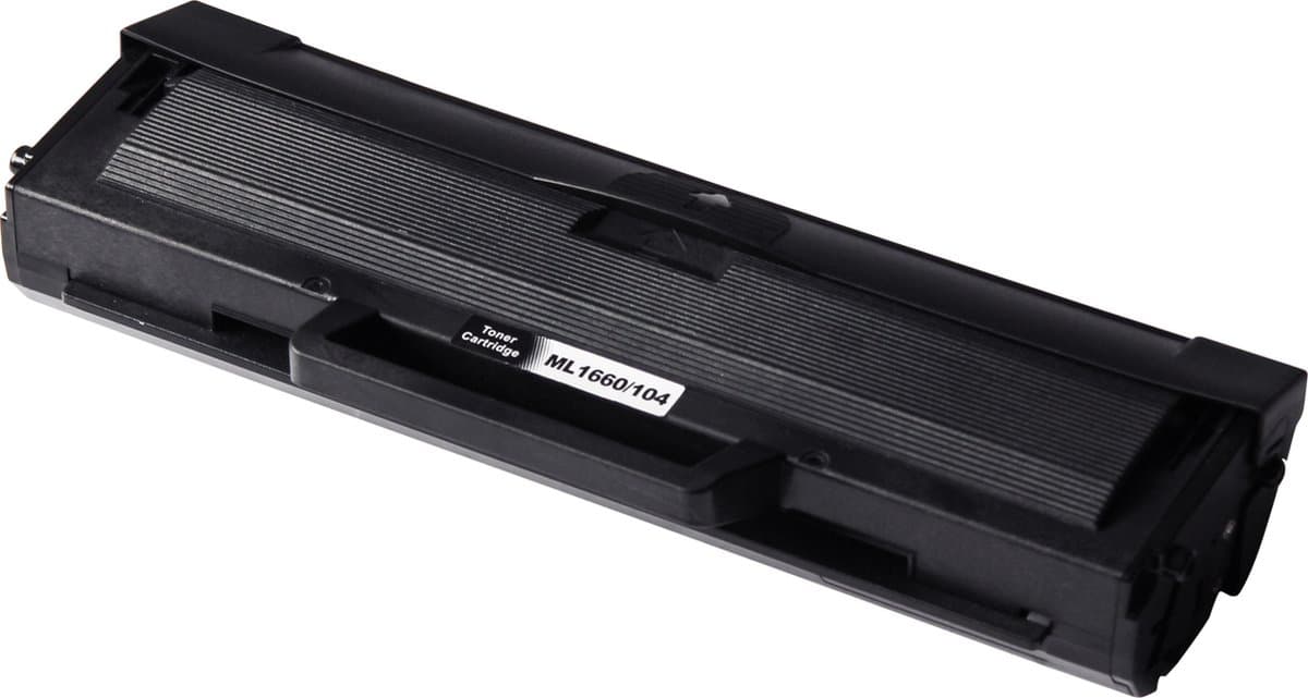 Toner Geschikt voor Samsung MLT-D1042S / MLT-1042 Zwart - Cartridge Geschikt voor Samsung ML-1660, ML-1665, ML-1675, ML-1860, ML-1865, Samsung SCX-3200, SCX-3205W (SU737A)