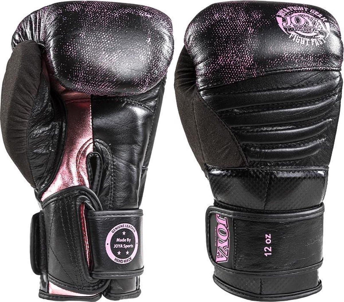 Joya Kickbokshandschoen Pink Falcon - Leer (Beschikbaar in verschillende maten)